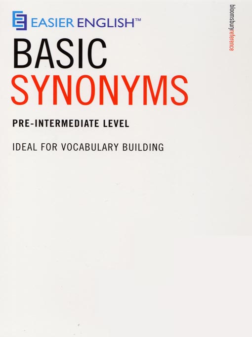 Cover image for Easier English Basic Synonyms